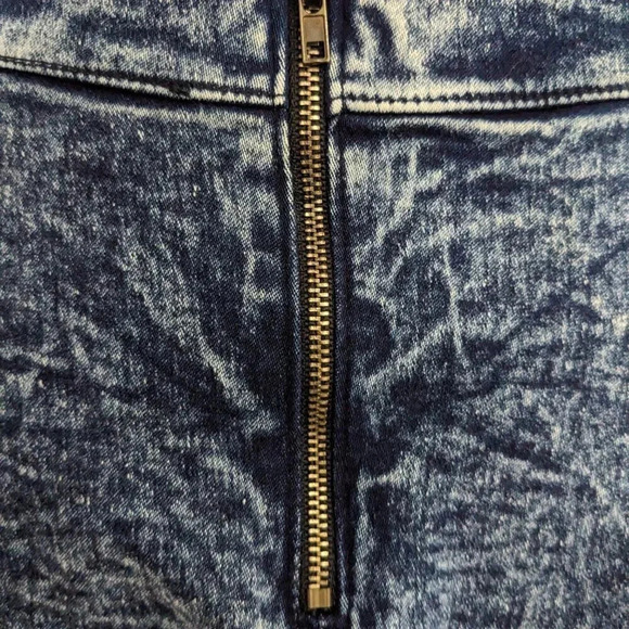 Milkyway Flare Denim Mini Skirt Size Small - Picture 4 of 5